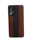 Samsung A52 Stripped Phone Case brown